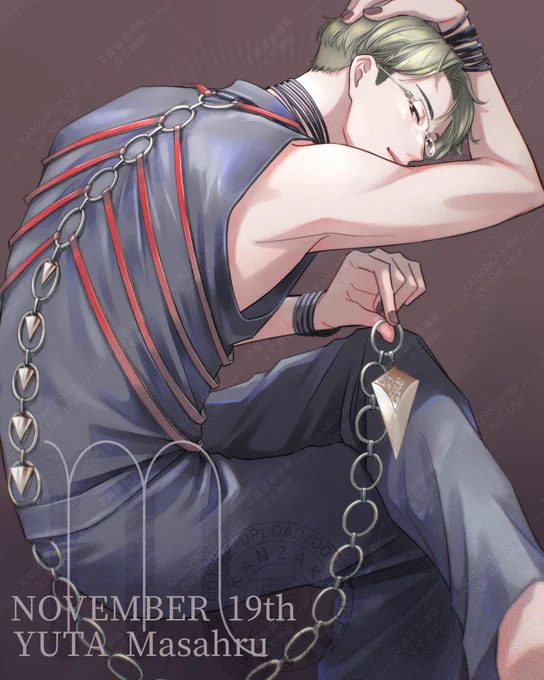 今日は雅春の誕生日です。おめでとう 11月19日、蠍座