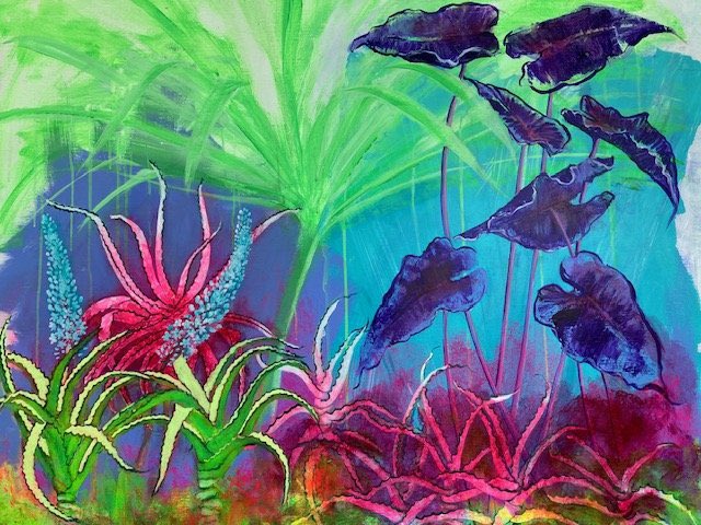 NEW EXHIBITION: Anouschka and Wick Hutton: Weird and wonderful fantasy silver plate metal sculptures, lights and automata together with exciting bright expressionist paintings of landscapes ,flora and pattern. fountaingallery.co.uk