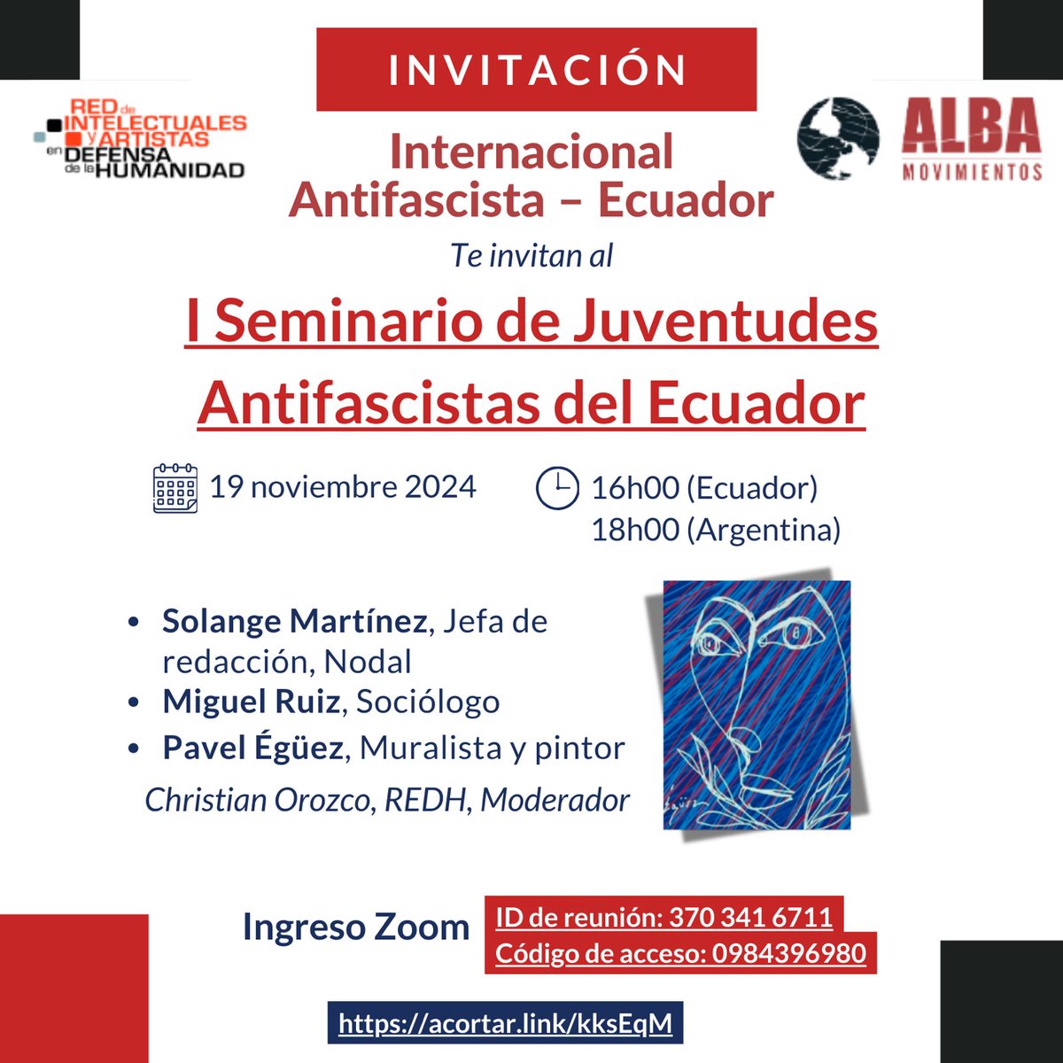 No se lo pierdan: 
us06web.zoom.us/j/3703416711?p…
#Antifascismo #Ecuador #ALBA
