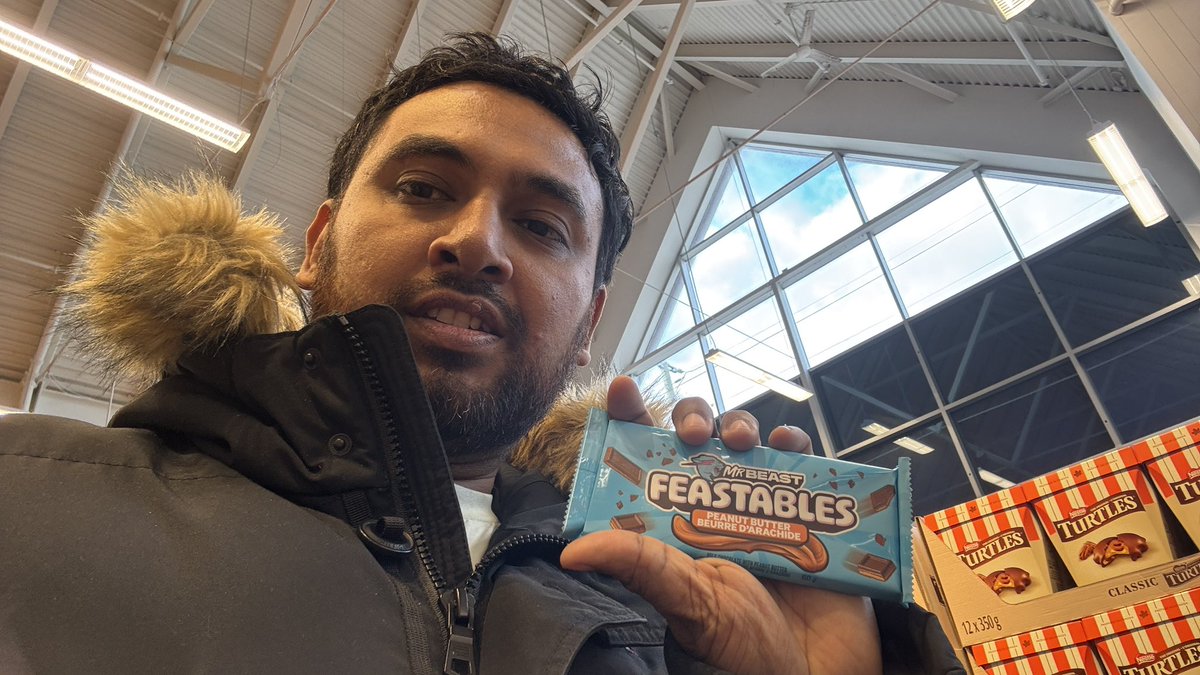 PowerTechMobile's tweet image. Great! @Feastables  in our supermarket! @MrBeast ! #feastthefeastable