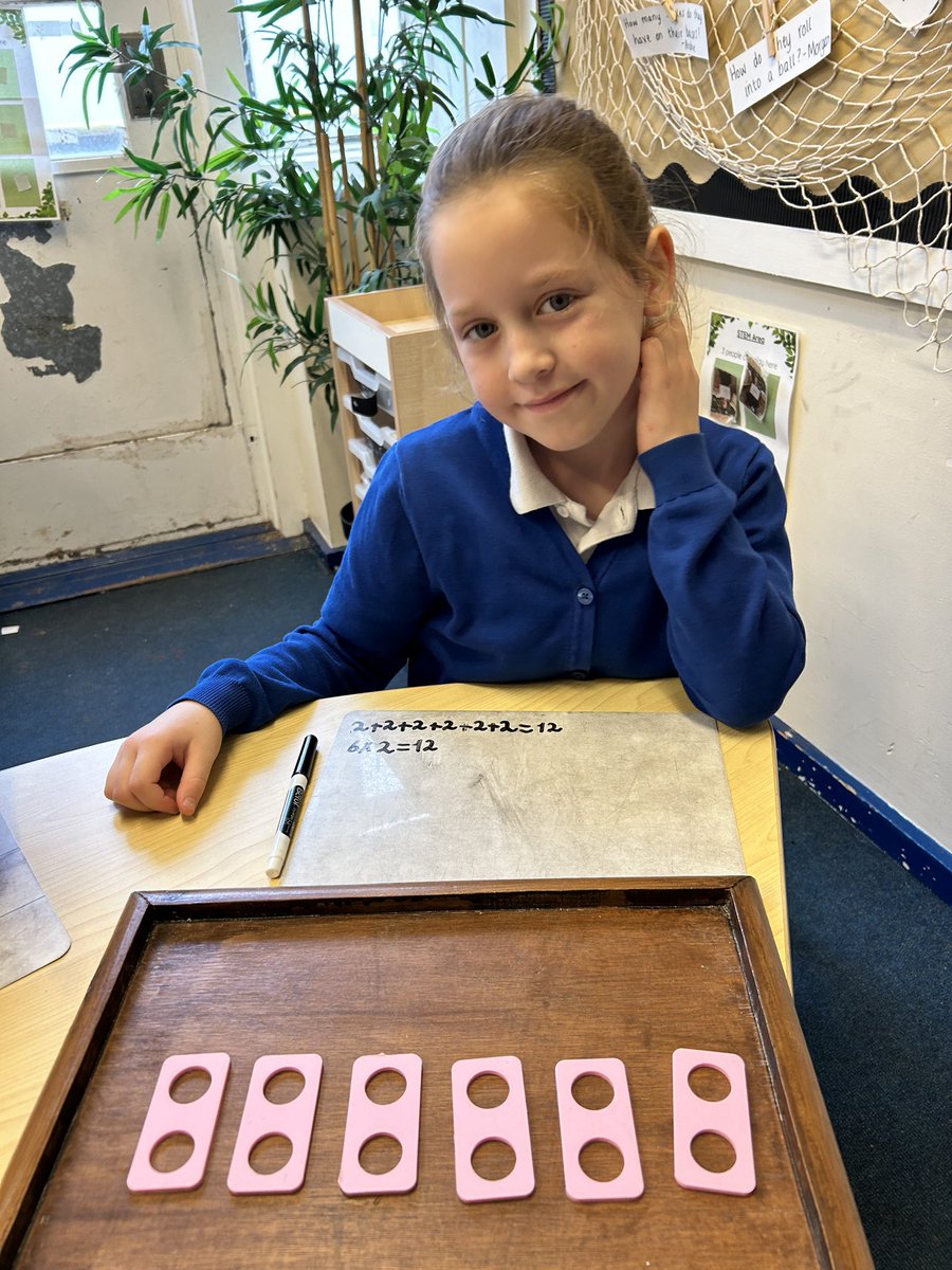 MissNCleaton's tweet photo. Exploring repeated addition and multiplication today ☺️ @MaendyPrimary https://t.co/g1vc8mzCbw