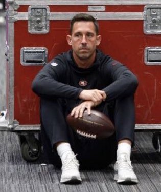 49ersSportsTalk's tweet photo. “Teams would be lining up for him. He would be the most desired candidate. Over Ben. Over Bill. Over all. He’s not going anywhere,” - Anonymous #NFL Scout to me on #49ers HC Kyle Shanahan. 

Shanahan is an elite HC, who needs to make adjustments. But, firing him is crazy talk! https://t.co/ipAGOqUVrw