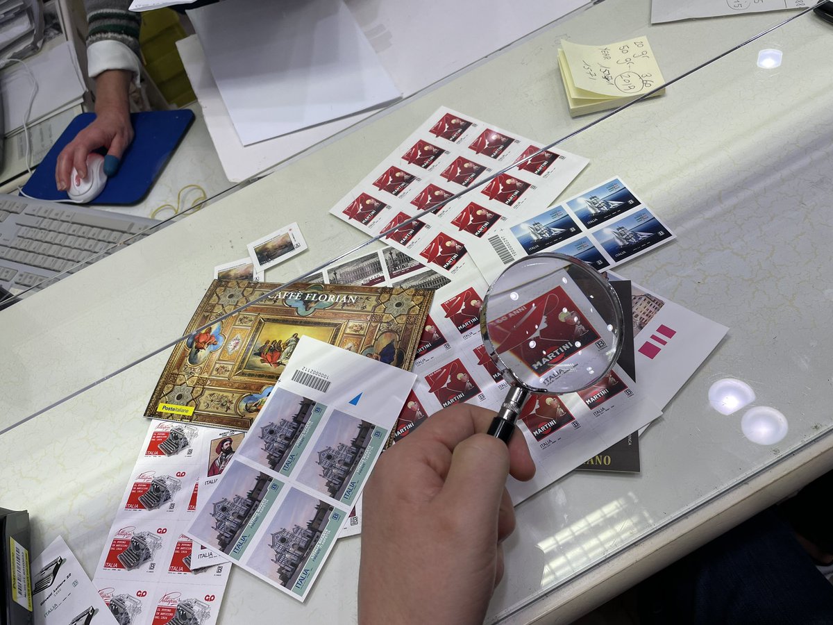 To add to this: The post office in Venice offered me a chair, some water, and a magnifying glass while they located the stamps I was requesting… seriously!