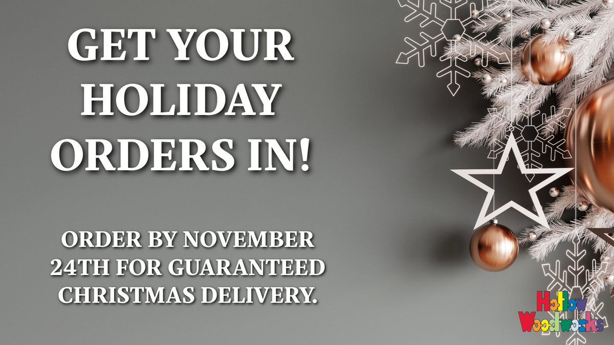 🚨 Holiday Shopping Alert! 🚨

There is only ONE WEEK LEFT for GUARANTEED Christmas delivery!

THIS SUNDAY, November 24th is the cutoff! 📆

Don't leave your gift-giving chance on ice this holiday! 🎁

pulse.ly/eory1v9bpt

#holidayshopping #shippingdeadline #puzzlestools
