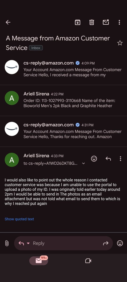 _LadySiren_'s tweet photo. @AmazonHelp @amazon The circles are amazing. I've reached out via DMS hoping this show further my frustrations https://t.co/2gx3reYmdd