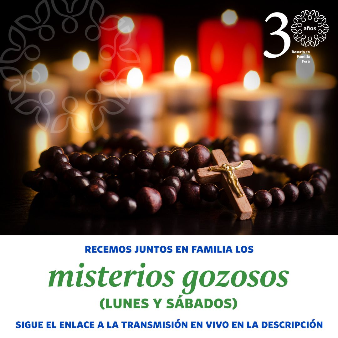 rosenfamperu's tweet photo. MISTERIOS GOZOSOS
Nos unimos a María recordando la humanidad de Jesús desde sus mismos orígenes, y rezando por los más pequeños e indefensos. Reza con nosotros aquí:
https://t.co/3X30bPH3Ze
#misteriosgozosos #Rosario #rezocontigo #rezoporti https://t.co/QOCoTs4h3V
