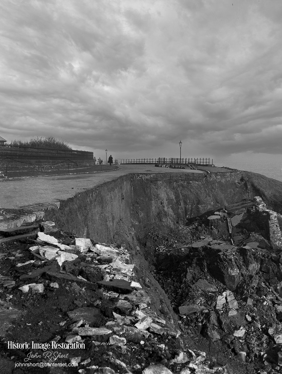 John R Short Hon.FRCPCH (@seetyneandwear) on Twitter photo 28th Jan 1913
An alarming Landslide took place, yesterday, in the road on the sea-front opposite Percy Gardens, at Tynemouth. Some thousands of tons-of eartth rolled down on to the shore, tearing a great, gap in the roadway.  <a href="/Tynemouth/">Abbie</a> 28th Jan 1913
An alarming Landslide took place, yesterday, in the road on the sea-front opposite Percy Gardens, at Tynemouth. Some thousands of tons-of eartth rolled down on to the shore, tearing a great, gap in the roadway.  <a href="/Tynemouth/">Abbie</a>