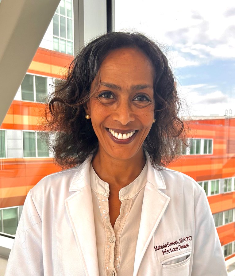 CIHR_IRSC's tweet photo. Antimicrobial resistance (AMR) is when microbes change so that drugs that previously worked don’t anymore. Antibiotic misuse is the leading cause of AMR. Dr. Makeda Semret is testing a new tool to address this. 

Learn more: https://t.co/Cr9xUeRoeF

#WAAW #OneHealth @MSemret https://t.co/PfMMkzRQwt