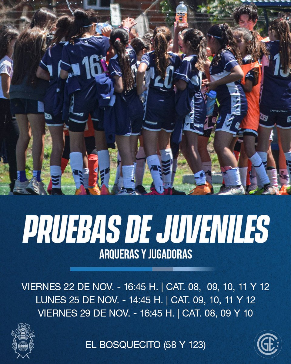 FemeninoCGE's tweet photo. 🐺⚽️ ¡PRUEBAS DE JUVENILES!

A partir del próximo viernes, se estarán seleccionando arqueras y jugadoras para integrar los planteles de inferiores.

👉🏼 Previamente, se deberá completar el formulario de inscripción: https://t.co/8739VfWBcz

#DaleLobo #FábricaDeJugadoras https://t.co/w2N1k8CIQM