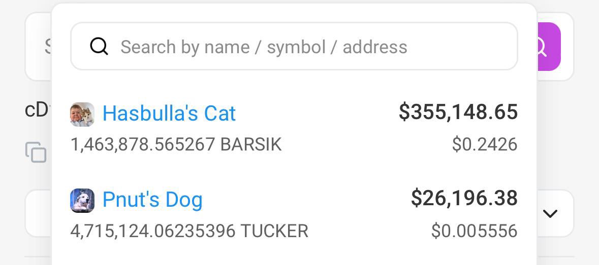 0xSweep's tweet photo. a $barsik whale just clipped $30k in $tucker right this second

we called it at 450k and it just hit $8,000,000 mc

almost 20x

they know its going much higher https://t.co/JoB0zOZ1YQ