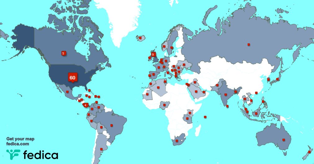 Special thank you to my 6 new followers from Italy, and more last week. fedica.com/!HMGMUSIC