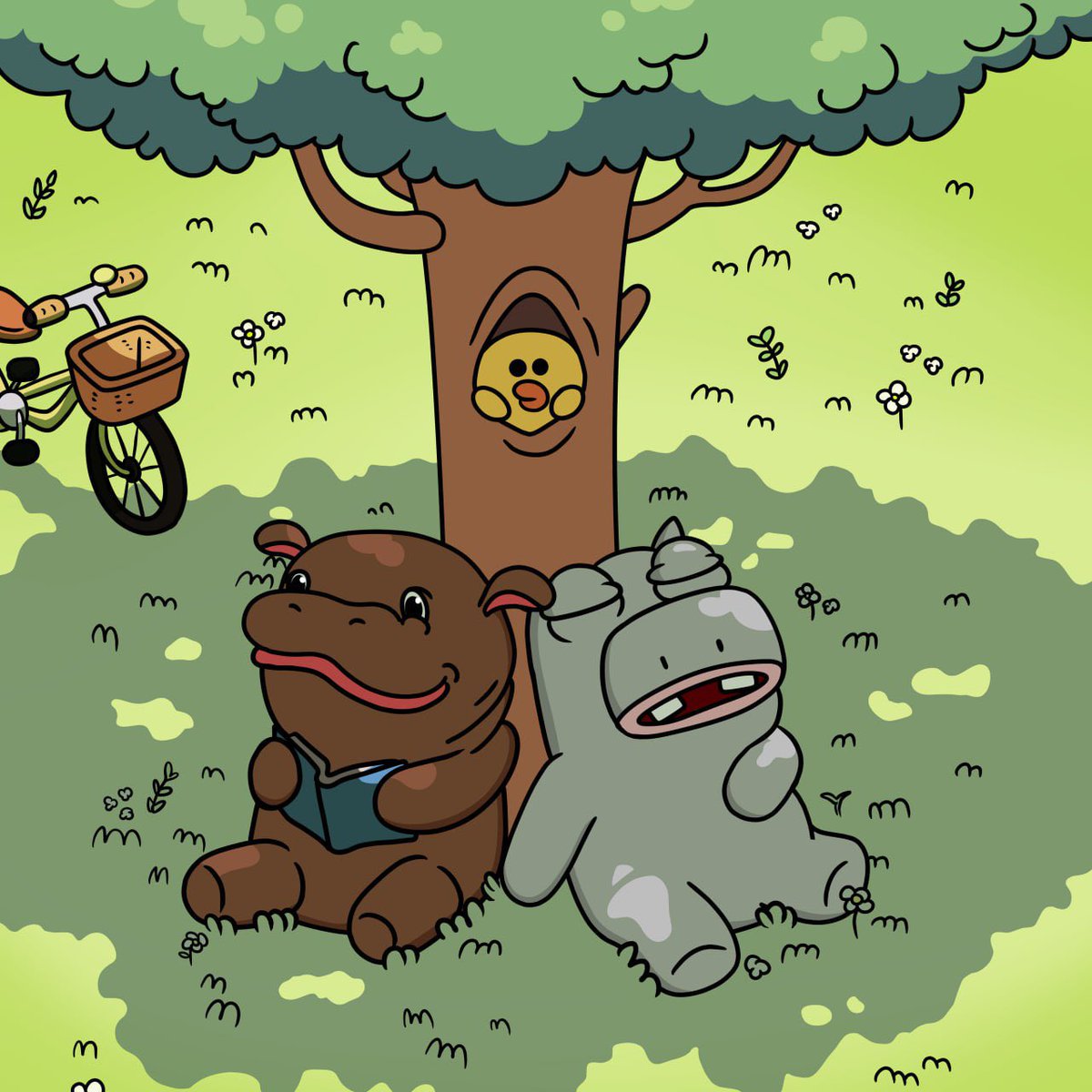 ECrisisBob's tweet photo. @PipoTheHippo #moodend and $pipo enjoying the day https://t.co/SupS9Gxpy3