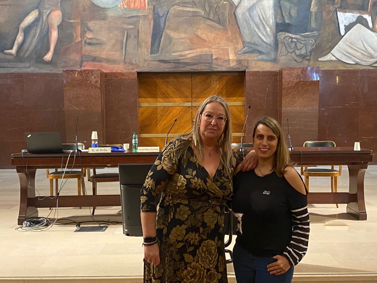 La Merce Cartie i la Natalia Balcells de l’Equip d’Assessorament Tècnic a l’Ambit de Família de l’#IMLCFC de <a href="/justiciacat/">Justícia</a> participen al X Congreso Mundial por los Derechos de la Infancia y la Adolescencia   a la <a href="/SapienzaRoma/">Sapienza Università di Roma</a> 👏👏