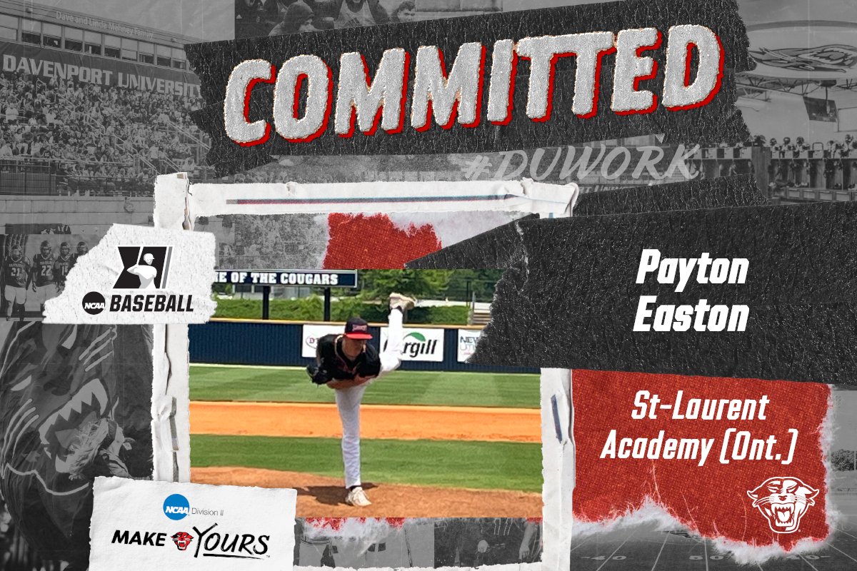 Baseball Signing

Congratulations to Payton Easton on his commitment to join the baseball team at Davenport University! Easton comes to Grand Rapids from St-Laurent Academy in Ottawa, Ontario, Canada!

#DUWork #WelcomeToDU
