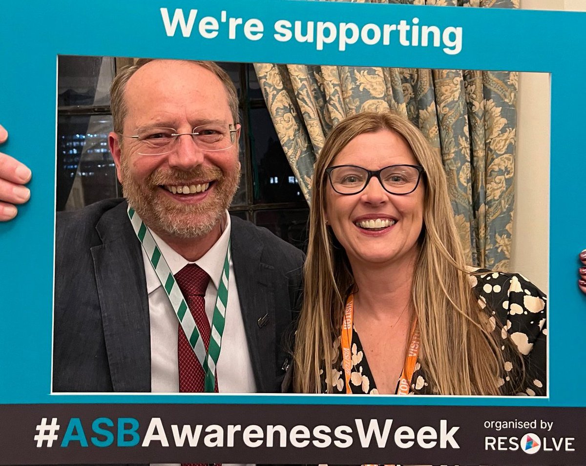 Kevin Campbell-Wright ๐ป๐๏ธ๐ฐ๐ณ๏ธ (@togetherkev) on Twitter photo Was amazing to see <a href="/JoshFG/">Josh Fenton-Glynn MP</a>, <a href="/Kate_Dearden/">Kate Dearden MP</a> and <a href="/AndyMacnae/">Andy MacNae</a> and <a href="/alison_4life/">Alison Lowe OBE</a> with <a href="/michelle_allott/">Michelle Allott (Clapham)</a> at <a href="/resolveasb/">ResolveASB</a>'s launch of #ASBAwarenessWeek in parliament tonight. Some great conversations! Was amazing to see <a href="/JoshFG/">Josh Fenton-Glynn MP</a>, <a href="/Kate_Dearden/">Kate Dearden MP</a> and <a href="/AndyMacnae/">Andy MacNae</a> and <a href="/alison_4life/">Alison Lowe OBE</a> with <a href="/michelle_allott/">Michelle Allott (Clapham)</a> at <a href="/resolveasb/">ResolveASB</a>'s launch of #ASBAwarenessWeek in parliament tonight. Some great conversations!