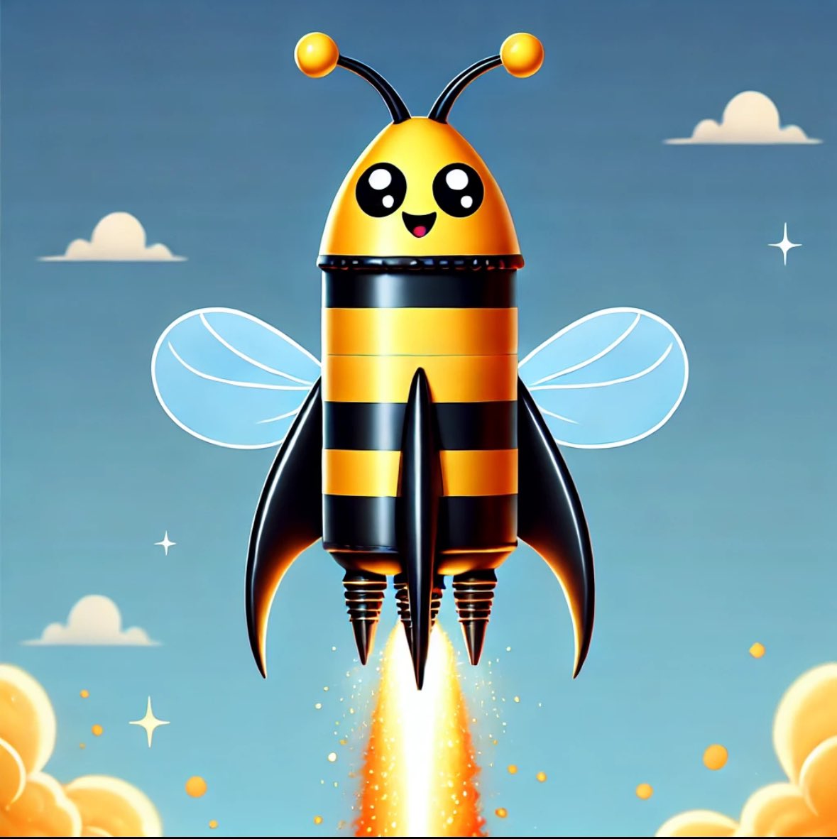 xtra_cr's tweet image. 🚀🐝 Falcon 9 got nothing on our #BEETCH ROCKET! 🐝🔥

Stripes? Check. Wings? Check. Cute bee face? DOUBLE CHECK. 🖤💛

We’re lifting off to new heights in the crypto hive—are you BEE-tween? 🍯🌌 

#BeetchezToTheMoon #HiveVibes