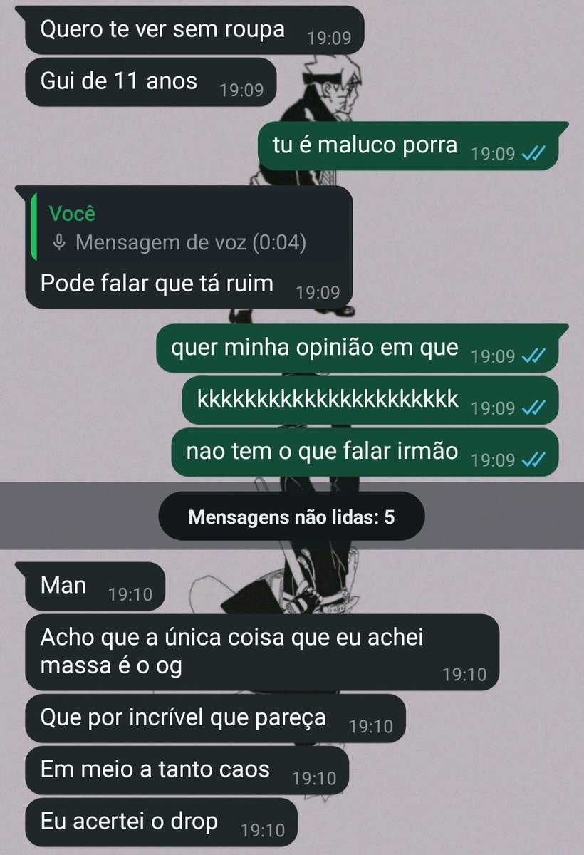 po mano meu amigo me mandou um som trap que ele fez e me pediu minha opinião o bglh nada cm nada, nao sejam assim pelo amor de deus, voces nos fazem passar por uma situação mt constrangedora 😭😭 se nao tem a porra do sangue pro trap nao faz po, força nao que é foda 💔