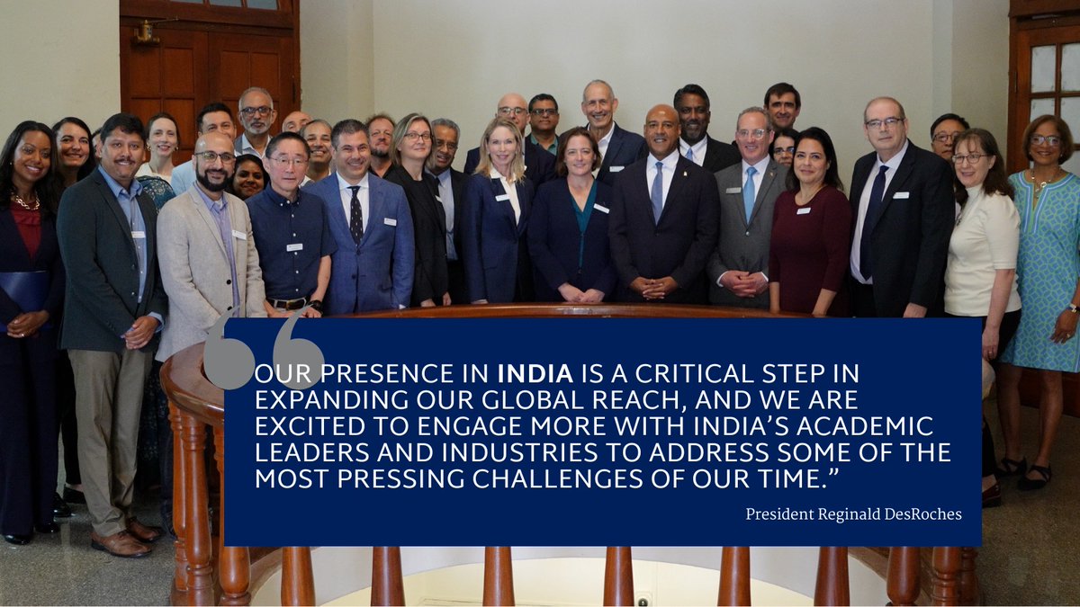 Today in India’s third-largest city, Rice leadership formally expanded not only our international presence but our commitment to fostering global collaboration in the pursuit of creating meaningful impact in research, innovation and education. bit.ly/3ZbXWtC