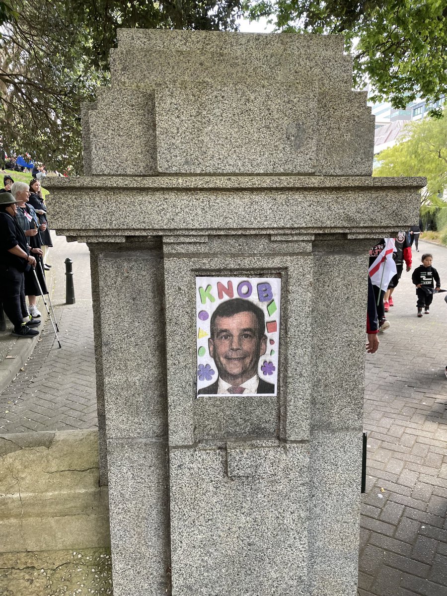 anticoalitionnz's tweet photo. At the gates of Parliament 😂 https://t.co/egKNtMUy4W