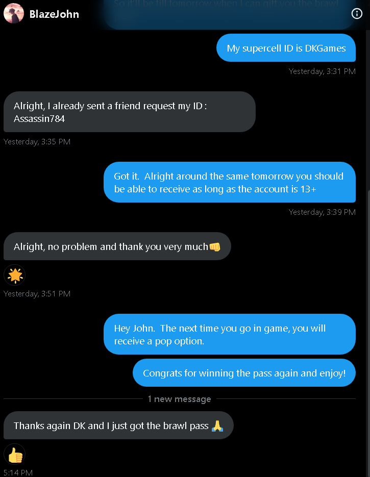 LilliDK_BS's tweet photo. I suppose this is to be sent for my past giveaways to ensure everyone that I do not scam my brawl passes.  I normally do one every month on youtube.  So, it's rare to see any on X.  Things could change though, but:

Here's my thread of giveaway proof 🧵 https://t.co/6gbLhpWDpq