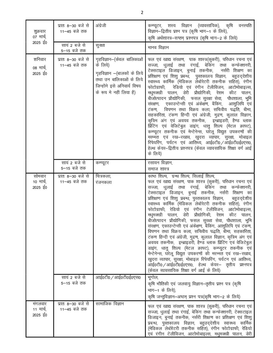upboardpryj's tweet photo. @upboardpryj #UPBoard #madhyamik up
सूचनार्थ -विज्ञप्ति https://t.co/HxilXkgmyn