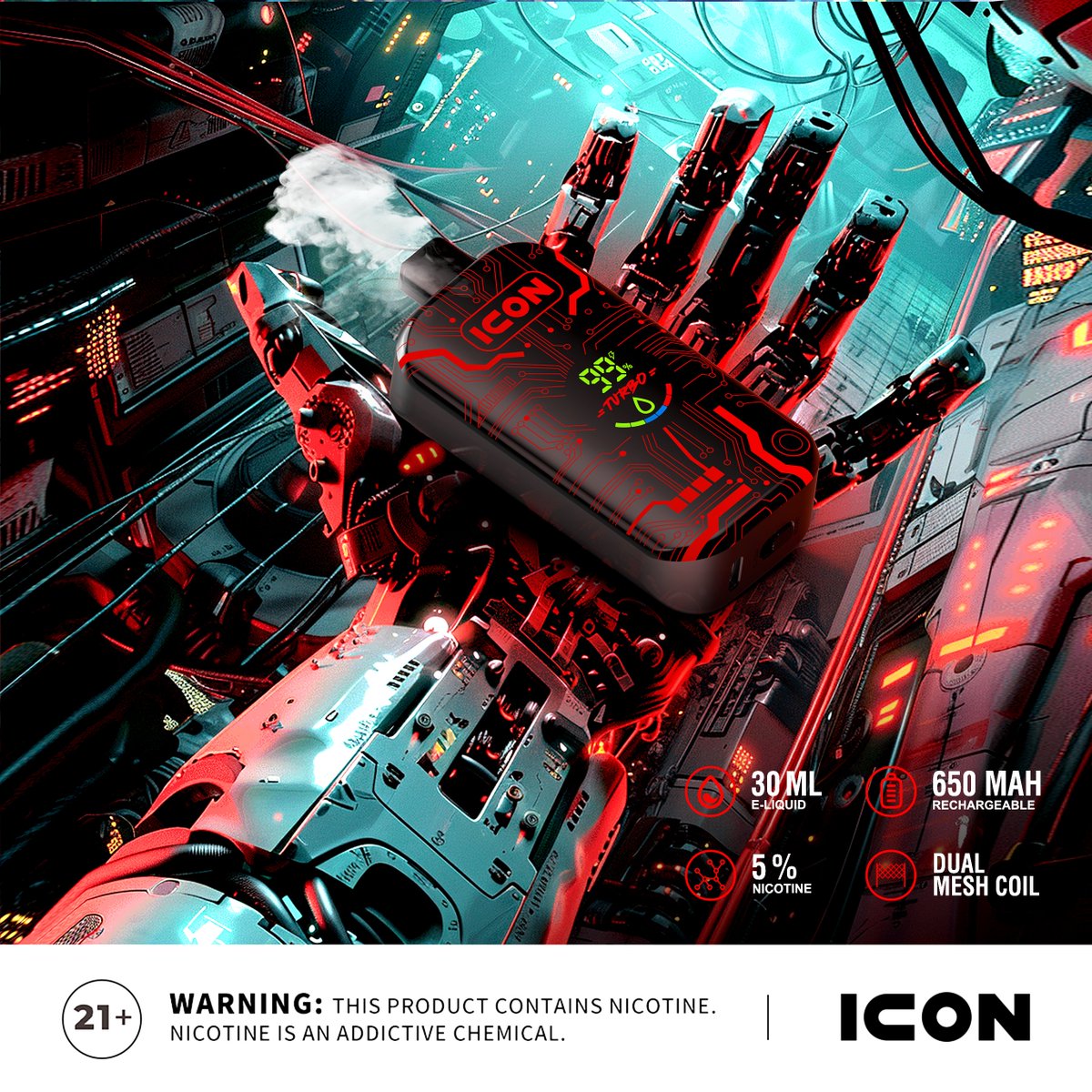 ecvapeglobal's tweet photo. Experience the power of tomorrow with ICON TURBO!🚀⚙️ Precision meets power in every puff. Are you ready to turbocharge your vaping journey?

18/21+Only

#ecvape #iconvape #vapelove #vapetricks #vapeinstyle #coolvibes #vaporizer #ecig #vapelifestyle https://t.co/8Dn54xhQWX