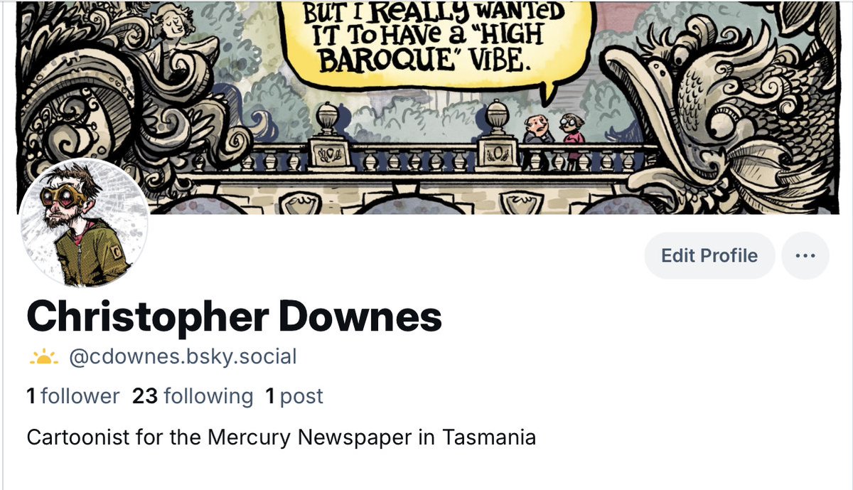 If anyone is leaving this site and is still desperate to see my cartoons, I'll be posting them on Bluesky as well.