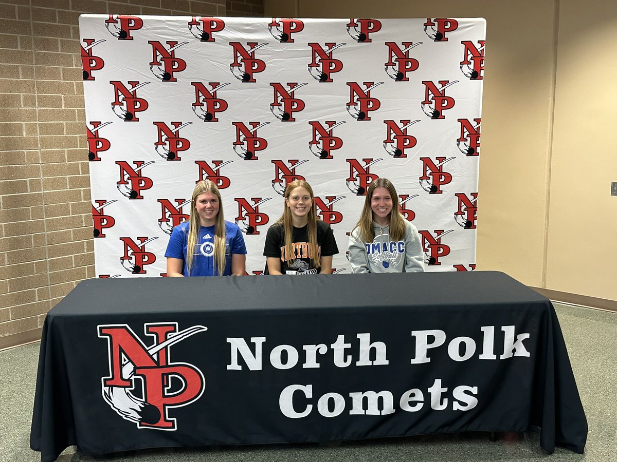 Congratulations to Katelyn Klever on signing with Wartburg University to continue her softball and academic career.

#GoComets

<a href="/NPHSoftball/">North Polk Softball</a> <a href="/WartburgKnights/">Wartburg Athletics</a>