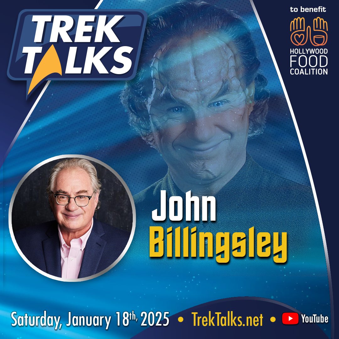 TrekTalks (@trek_talks) on Twitter photo Red Alert! We are thrilled to announce that your hosts for #TrekTalks 4 will be the incredible John Billingsley of #StarTrekEnterprise and the amazing Bonnie Gordon of #StarTrekProdigy! Mark your calendars and tune in for fun & laughs while we support <a href="/HollywoodFoodCo/">Hollywood Food Coalition</a>. Red Alert! We are thrilled to announce that your hosts for #TrekTalks 4 will be the incredible John Billingsley of #StarTrekEnterprise and the amazing Bonnie Gordon of #StarTrekProdigy! Mark your calendars and tune in for fun & laughs while we support <a href="/HollywoodFoodCo/">Hollywood Food Coalition</a>.