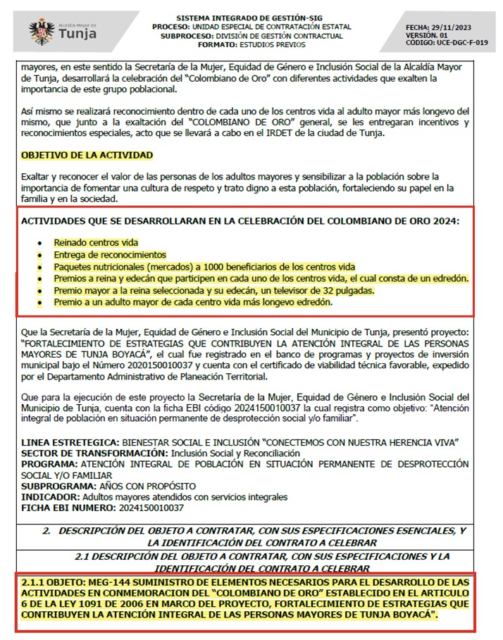 #CONTROLCIUDADANO 
#Tunja aquí están sus Impuestos
Celebración del 'Colombiano de Oro"
$239 millones de pesos
Reinado, Mercados, Fiestas
<a href="/contraloritunja/">Contraloría Municipal de Tunja</a> <a href="/TunjaPersoneria/">Personeria Tunja</a> <a href="/VillabonaAndres/">Nelson Andrés Villabona</a> <a href="/ConcejoTunja/">Concejo Municipal de Tunja</a> <a href="/otrocualquiera_/">@radicaleslibres_Clemencia</a> <a href="/user_863946272/">claro que si!</a> <a href="/TunjaSiSabia/">Tunja Sí Sabía</a> <a href="/reprografh/">Informativo Denuncias TUNJA Boyaca.</a> 
Y no hay plata!