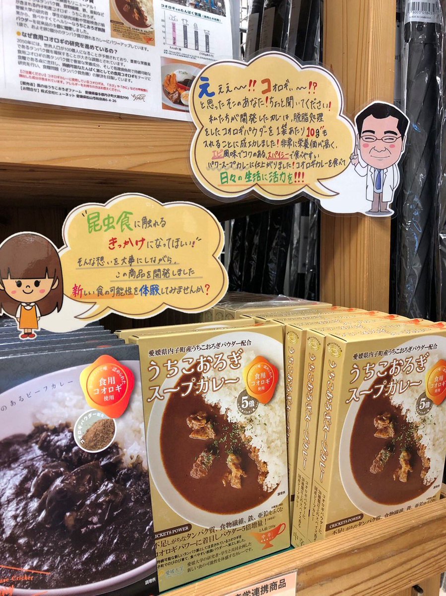 uchikoorogi's tweet photo. 寒くなったので熱々のカレーうどん🔥
＋めんつゆ＋冷凍うどんで簡単おいしい😋
#うちこおろぎスープカレー #愛媛県 https://t.co/IiBKM6MQHx