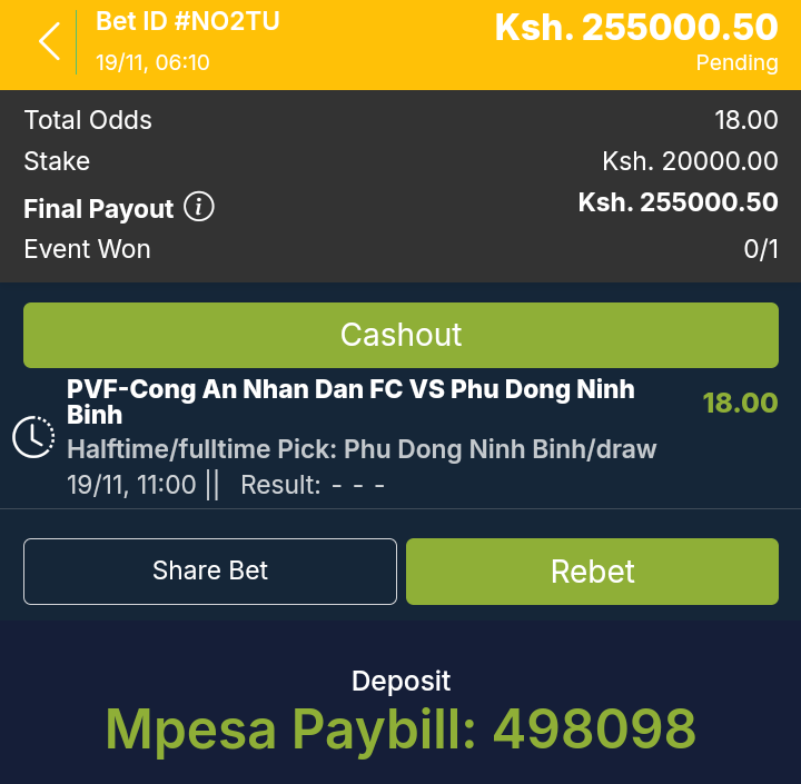 Rush hour VIP Leo the Indian will cry

❇️Over 2.5 &amp; yes 16 odds Maxibet 
maybets.com/share/NO2TR

❇️HTFT VIP ✍️ 18 odds Maxibet 
maybets.com/share/NO2TU

❇️Correct score VIP 24 odds Maxibet 
maybets.com/share/NO2TY