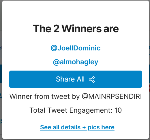 selamat kepada <a href="/JoellDominic/">Joell</a> <a href="/almohagley/">almo.</a> , silakan claim ke <a href="/raylenehil/">ɹıʍı, ray🦭</a>