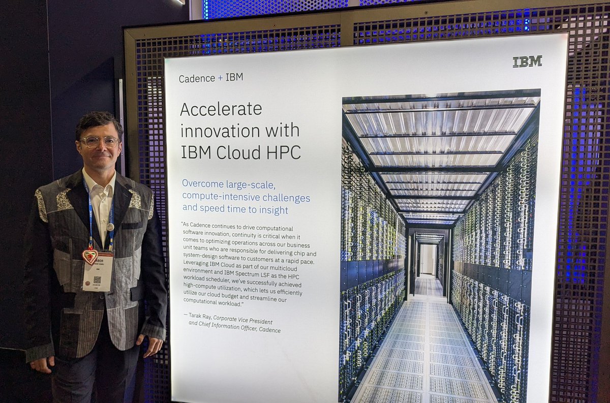 gabor_samu's tweet image. Accelerate innovation with #IBM Cloud #HPC. Drop by and meet yours truly at booth 1831 to talk shop! #IBMCloud #SC24