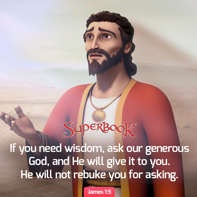 SuperbookTV's tweet photo. Do you have big decisions to make? God promises to give wisdom when we ask Him! 😊
Introduce God to your family and help them know this truth ➡️ https://t.co/4RArKxpwvC #SuperVerse #AskForWisdom https://t.co/X4R1nEEZxb