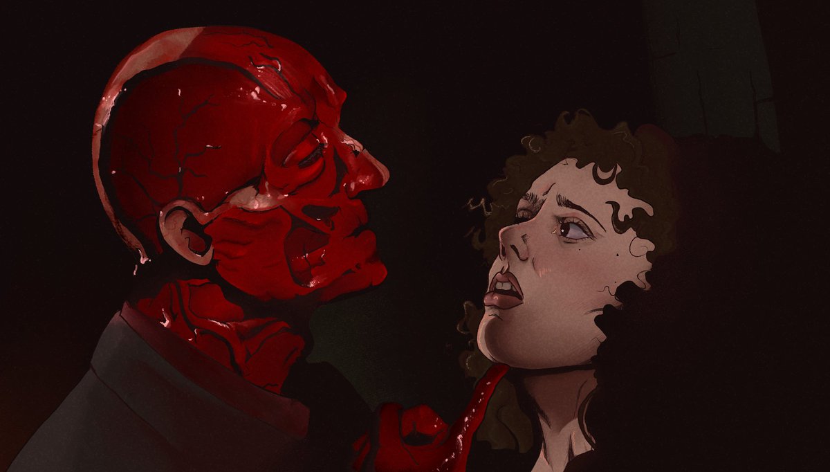 elfsidian's tweet photo. Trying to draw again now that i'm done w uni for the year!
Here's a study from Hellraiser 1987
#horrorart #hellraiser #screenshotredraw #art #artist #hellraiser1987 #kirstycotton #hellraiserfanart #clivebarker https://t.co/n6TxC7bOEf