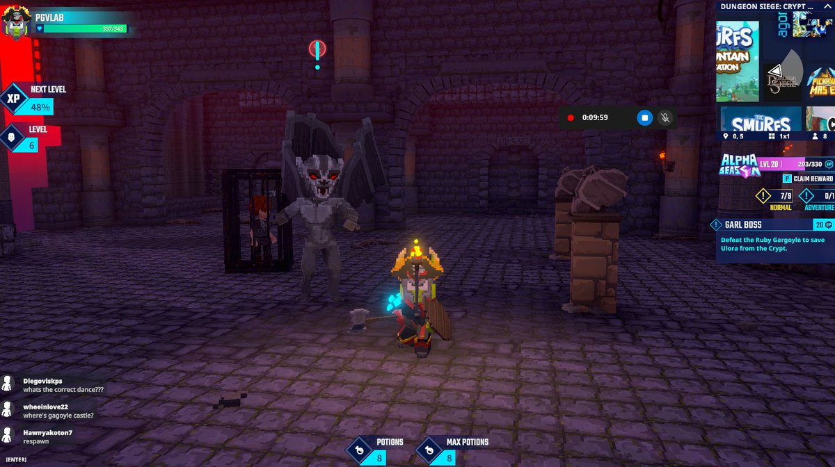 Face to face with the Gargoyle Boss in Crypt of the Sacred Blood in <a href="/TheSandboxGame/">The Sandbox</a>. Wish me luck in this epic showdown! 🗿⚔️ <a href="/SquareEnix/">Square Enix</a> register-landings.sandbox.game/alphaseason4-s… #TheSandbox #AlphaSeason4 #AS4SocialChallenge