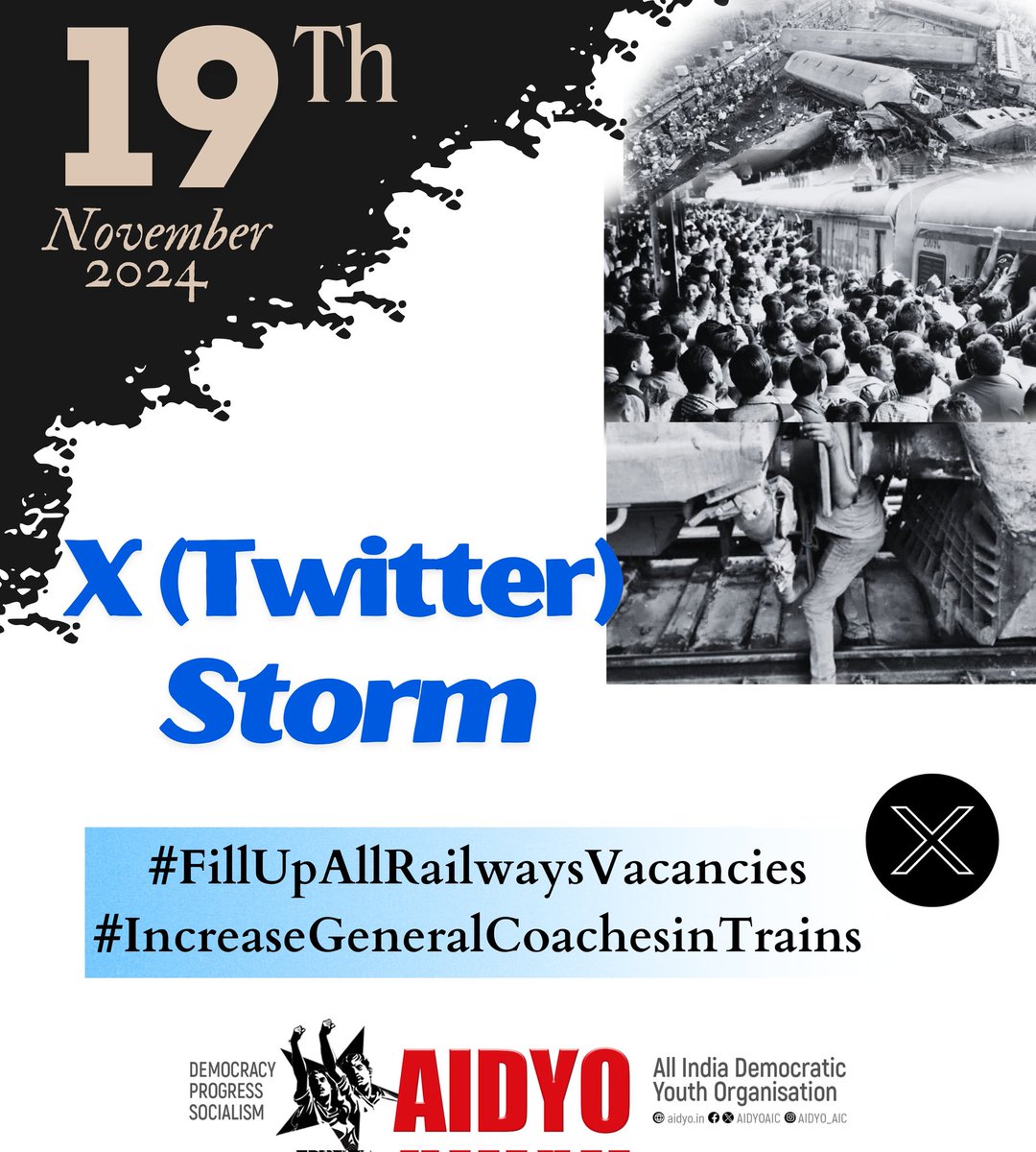 RituAswal2's tweet image. #FillUpAllRailwaysVacancies
 #IncreaseGeneralCoachesinTrains
@RailMinIndia