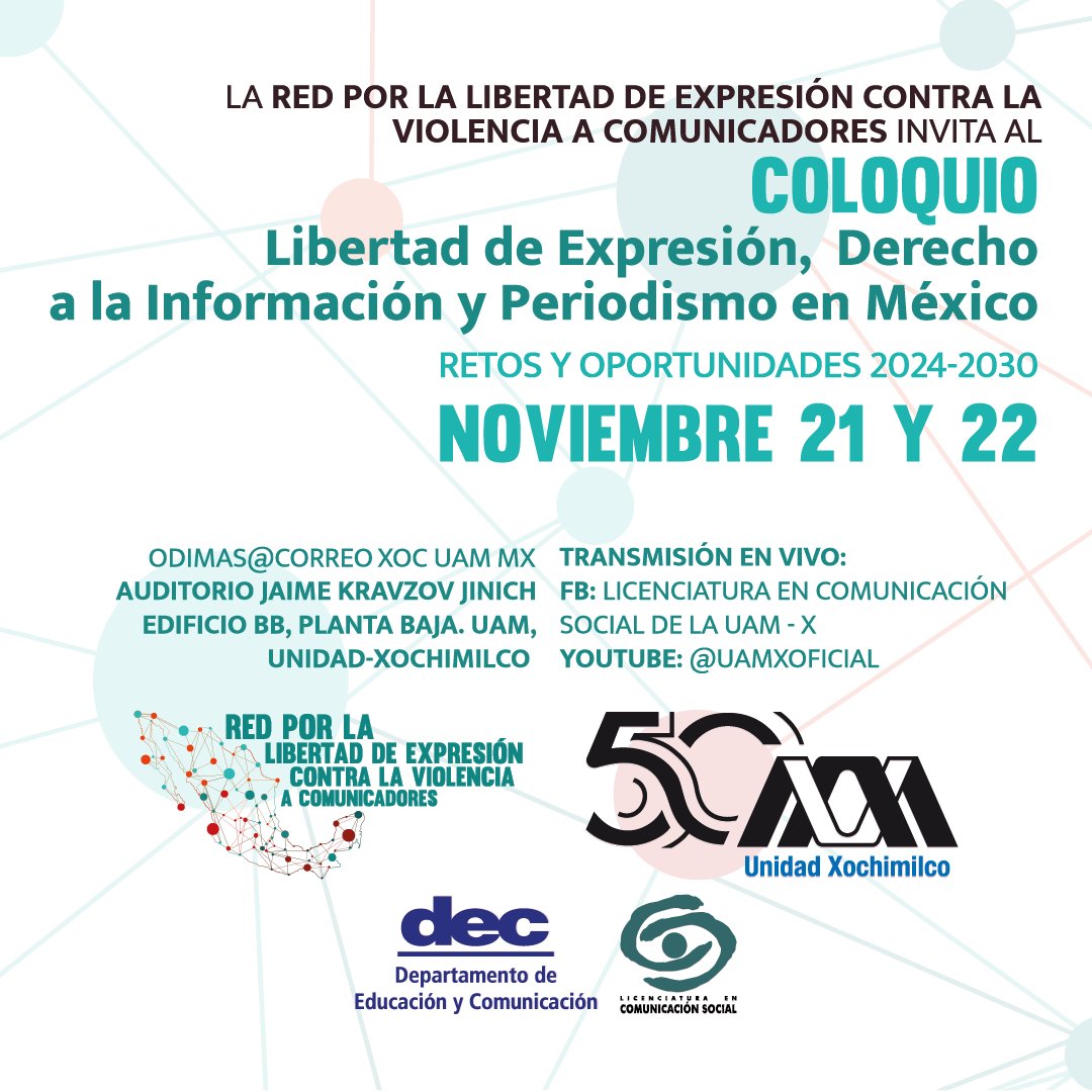 Red Libre Expresión Contra Violencia Comunicadores tweet media