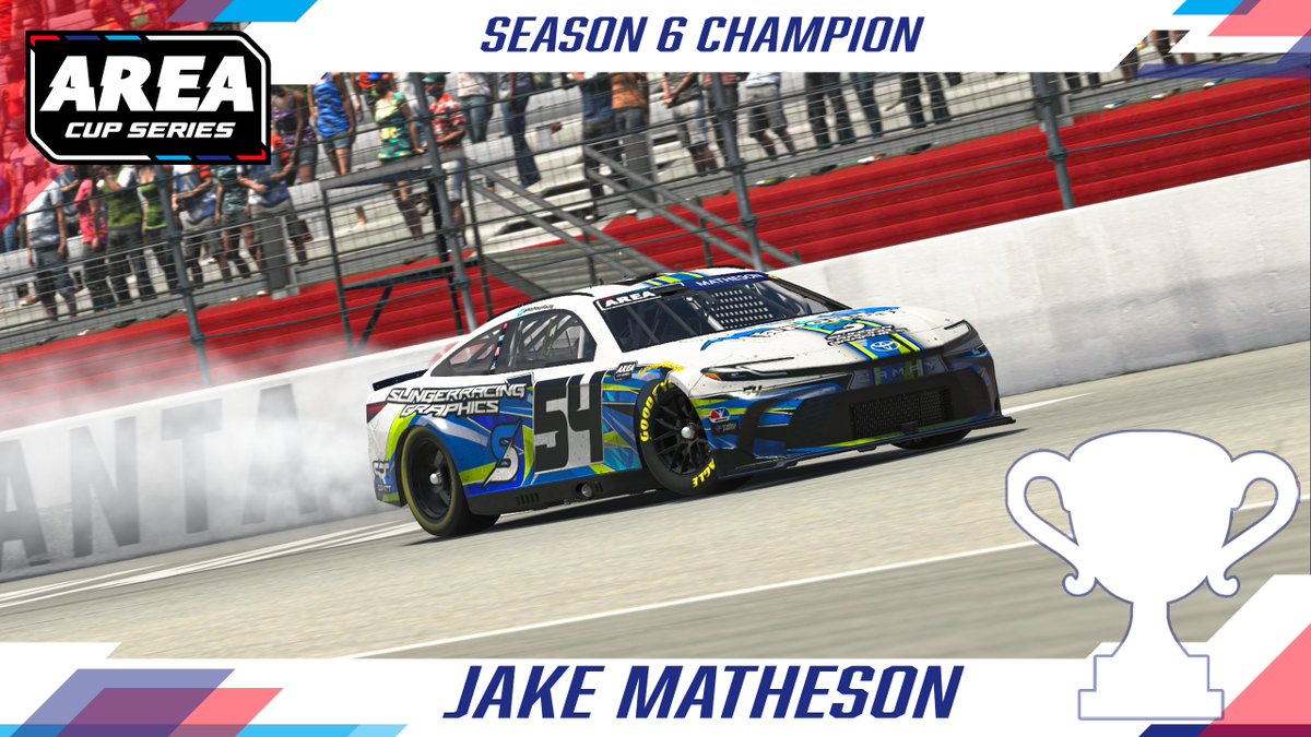 🏆 JAKE MATHESON DOMINATES AT ATLANTA AND IS YOUR SEASON 6 AREA CUP SERIES CHAMPION!

#AREAPlayoffs
