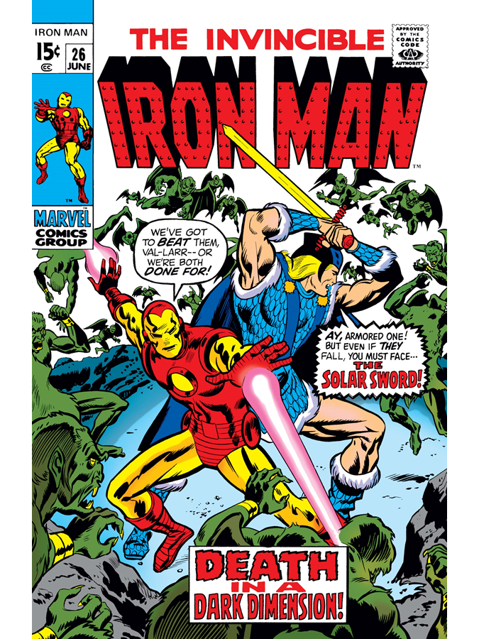 ClassicMarvel_'s tweet photo. Iron Man #26 cover dated June 1970. https://t.co/leGHS18Yv5