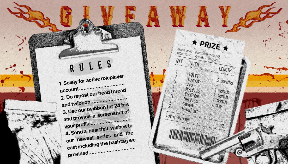 ️️️️
𝗞𝗶𝗹𝗹𝗶𝗻’ your time by joining our 𝗚𝗶𝘃𝗲 𝗔𝘄𝗮𝘆 is much obliged. Look closer over the Rules, before we decided who would be the luckiest ones for these marvelous present. Ready for it?
️️