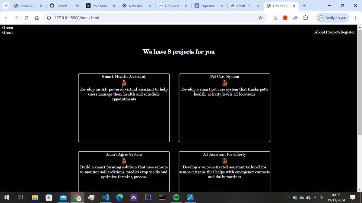 Creating an event website for a school project. I just stated today 😭😭😭. and we're supposed to defend it next tomorrow. I nova even do the backend . And na UI/UX designer day hold me like this