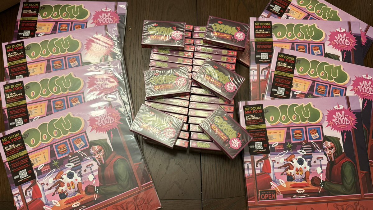 VinchTheGrinch's tweet photo. MF DOOM x MM..FOOD 20th Anniversary 💥💸 https://t.co/1kAMG4DLcH