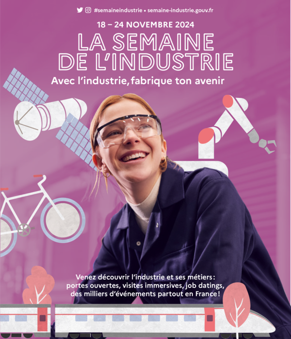 🚀 C'est parti pour la Semaine de l'Industrie avec notre plate-forme : orientation-industry.fr

Plus de 130 événements avec:
✅ Visites d’entreprises
✅ Ateliers &amp; conférences
✅ Échanges avec des pro
✅ Découverte des filières &amp; des formations

📅 Prog: semaine-industrie.gouv.fr