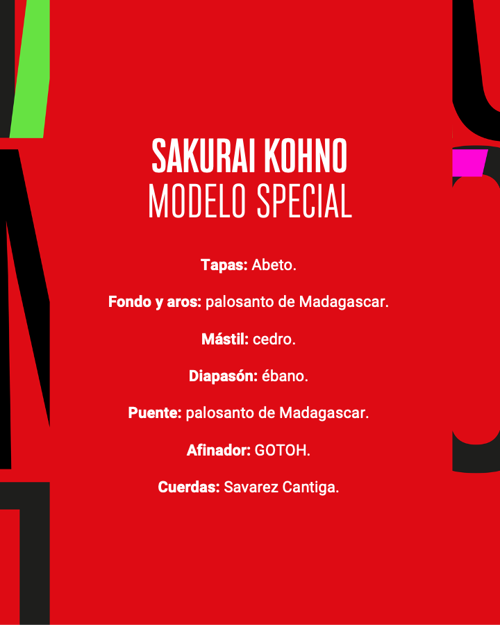Instrumentotek's tweet photo. ¡La Instrumentoteca Toyota cuenta con otras 2 (dos) Sakurai Kohno, que son modelo Special y que se encuentran entre los ocho instrumentos que conforman nuestro banco de guitarras! También elaboradas por el luthier Masaki Sakurai. ✨ https://t.co/1pnDQ1Sm9E