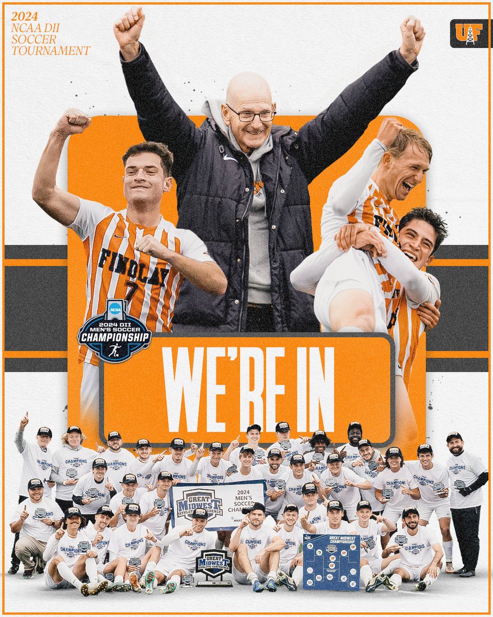 Findlay Oilers (@findlayoilers) on Twitter photo ๐๐๐๐ ๐๐จ๐ฎ๐ซ๐ง๐๐ฆ๐๐ง๐ญ ๐๐จ๐ฎ๐ง๐
For the second time in program history, the men's soccer team will be in the big dance! They will take on Maryville in Missouri on Saturday, Nov. 23.
#GoOilers | #BeGreat
๐: findlayoilers.com/news/2024/11/1โฆ ๐๐๐๐ ๐๐จ๐ฎ๐ซ๐ง๐๐ฆ๐๐ง๐ญ ๐๐จ๐ฎ๐ง๐
For the second time in program history, the men's soccer team will be in the big dance! They will take on Maryville in Missouri on Saturday, Nov. 23.
#GoOilers | #BeGreat
๐: findlayoilers.com/news/2024/11/1โฆ