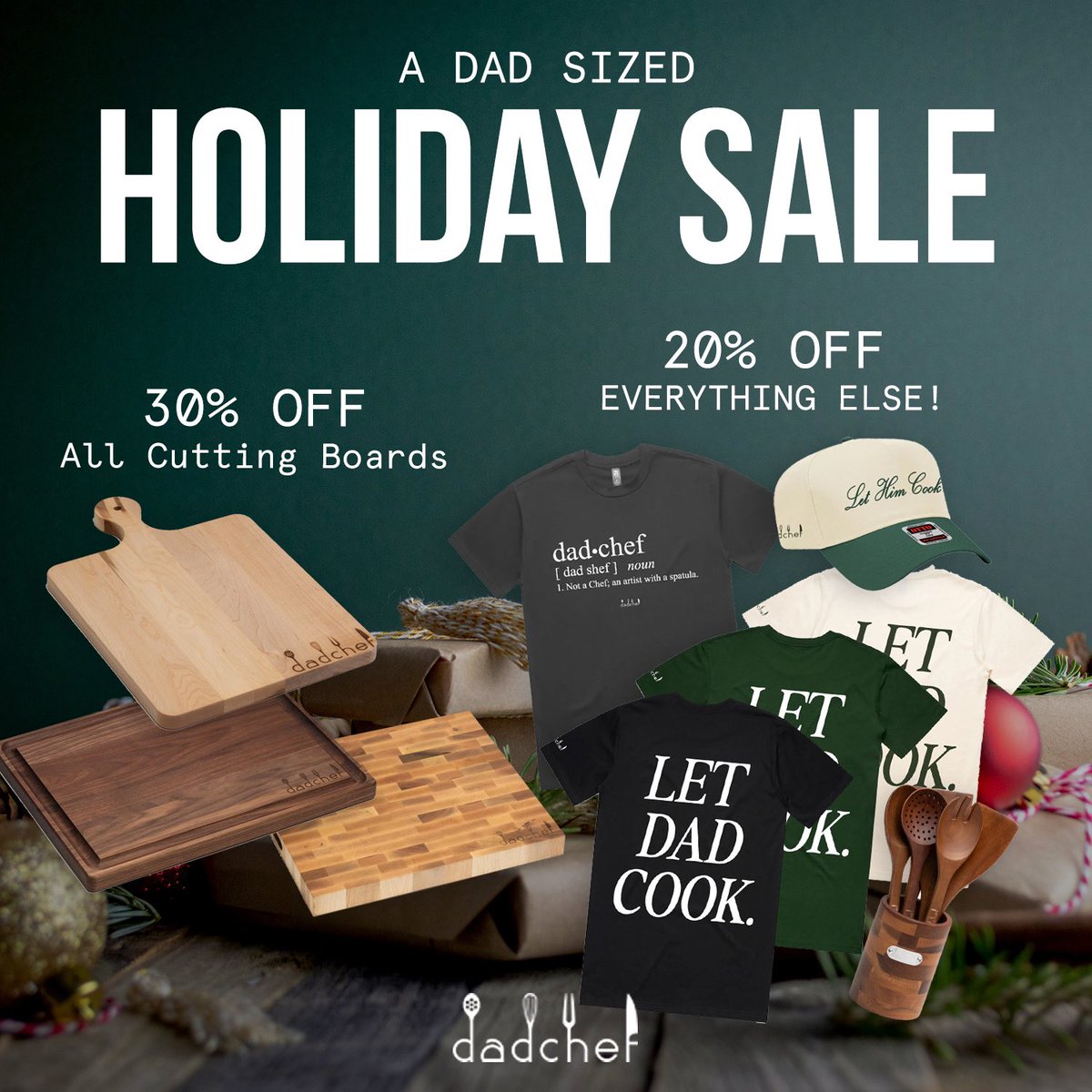 Dad Sized Holiday Sale!

dadchef.io/shop