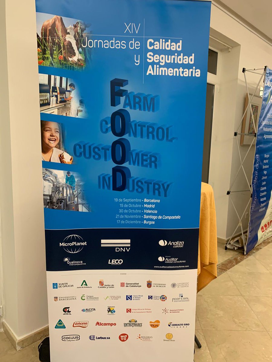 LuisMGallego's tweet photo. #Fermentos y #cuajos: tradición y futuro Lidia Ferreras Ferrol. Asesor técnico. Larbus SA 

#JornadasAnaliza 

#Calidad y #SeguridadAlimentaria 

21 Noviembre 2024 #SantiagoDeCompostela

Inscríbete ya !!!!! https://t.co/AGsGfCYRRO