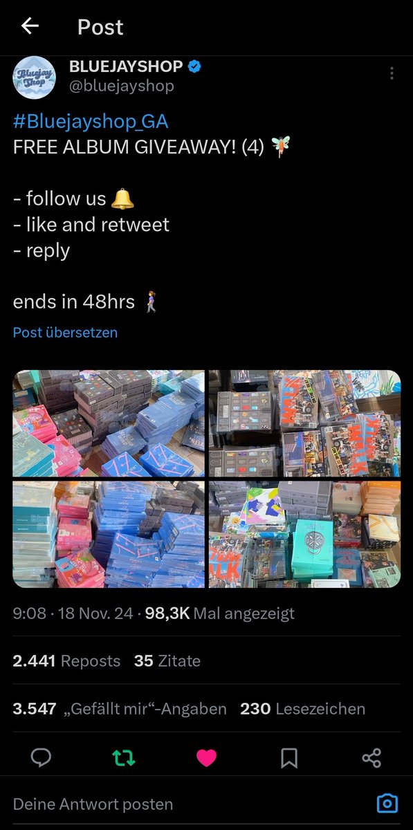 mydaybob's tweet photo. @bluejayshop Omg such a nice giveaway 🥹🥹 https://t.co/knmLPD1GJQ